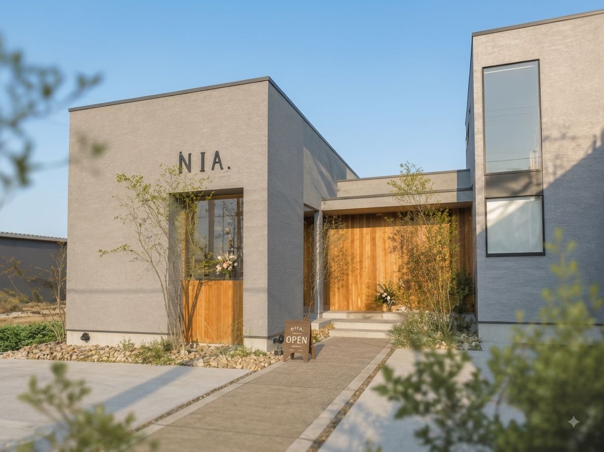 昼のNIA.の外観